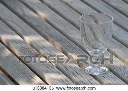 Stock Photography - glass, wine glass, stem glass, stemmed glass, standing, upright. Fotosearch
