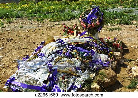 Stock Photo - Grave, Burial, Grave site, Tombstone, Gravestone, Headstone. Fotosearch