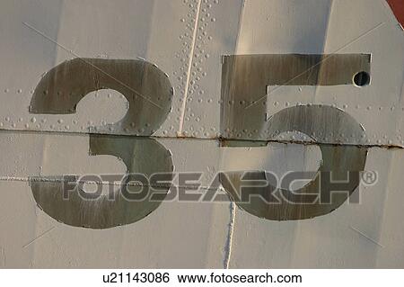 Stock Photograph - hull, ship, boat, paint, stripe. Fotosearch