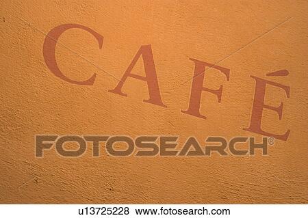 Stock Photo - indicating, displayed, outside, informative, signboard, proclaim. Fotosearch