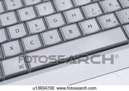 Stock Image - keyboard, close-up, background, technology, hardware, button. Fotosearch