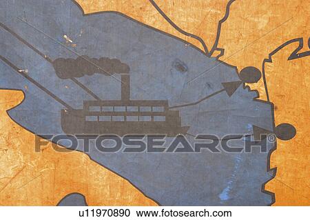 map, ship, sign, signage, arrow, pointing View Large Photo Image Stock Image - map, ship, sign, signage, arrow, pointing. Fotosearch
