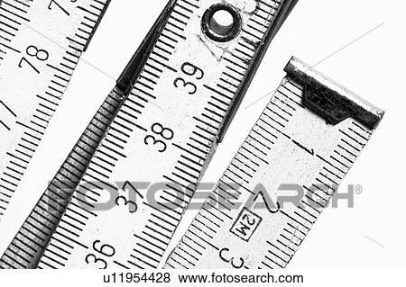 Stock Photo - measures, inch, dimension, meter, metric, measurement. Fotosearch