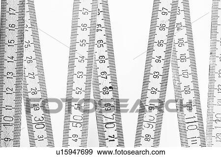Stock Photo - measures, inch, dimension, meter, metric, measurement. Fotosearch