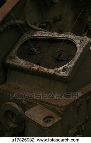 Stock Image - Metallic, Bolted, Attached. Fotosearch