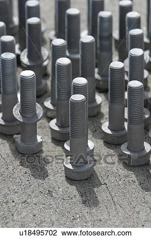 Nails, Fasteners, Fabricated, Molded, Metallic, Industrial View Large Photo Image Stock Image - Nails, Fasteners, Fabricated, Molded, Metallic, Industrial. Fotosearch
