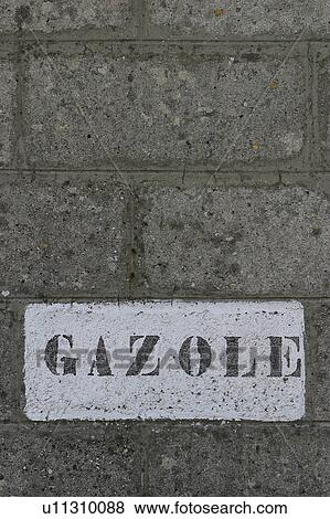 Stock Photo - name, inscription, close-up, alphabets, uneven, cement. Fotosearch
