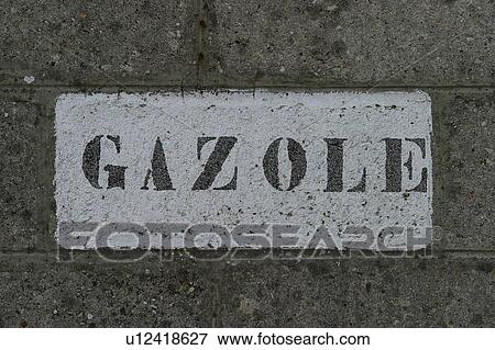 Stock Photo - name, inscription, close-up, alphabets, uneven, cement. Fotosearch