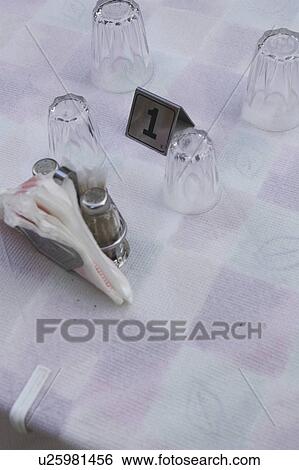 Stock Photograph - Napkins, Arrangement, Transparent. Fotosearch