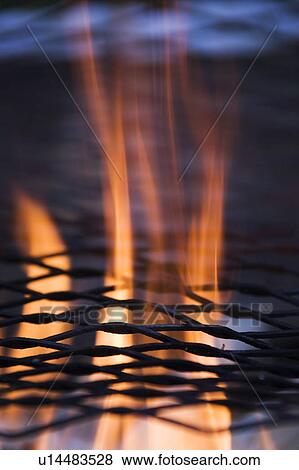 Stock Photo - Night, Light, Fire. Fotosearch