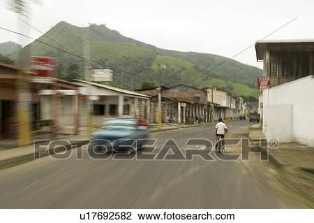 Stock Image - one person, building. Fotosearch