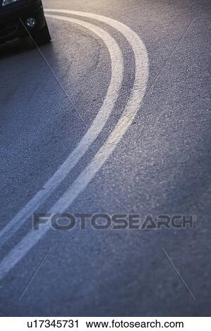 Stock Image - Outdoors, Serenity, Placid, Peaceful, Highway, Road. Fotosearch