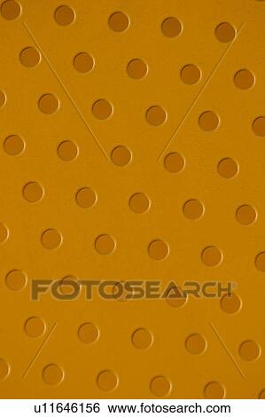 Stock Photograph - pattern, design, metal, circular, holes, detail. Fotosearch