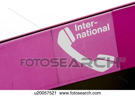 Stock Image - phone booth, phone, pink, public, telephone, booth. Fotosearch