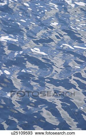 Stock Image - river, water, ripples, close-up, outdoors, natural. Fotosearch