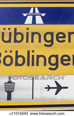 Stock Image - sign, signboard, board, sign post, painted, painted signboard. Fotosearch