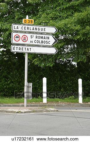 Stock Image - sign, signboard, sign post, painted, painted signboard, info. Fotosearch