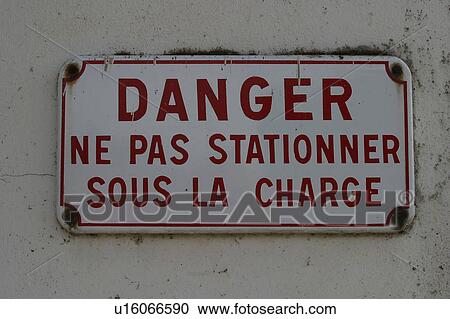 Stock Image - sign, text, indicating, information, advice, signage. Fotosearch