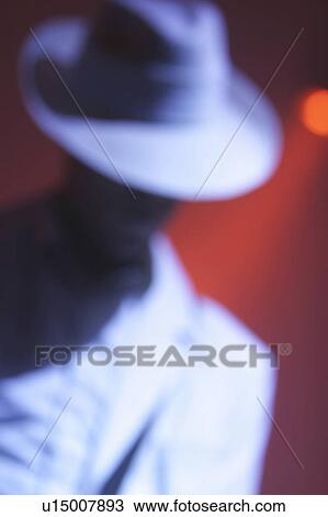 Stock Image - singer, microphone, rock and roll, sing, singing, stage. Fotosearch