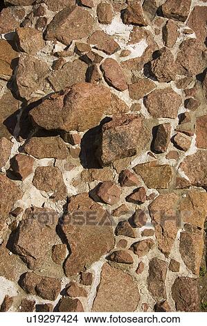Picture - Stone, Wall, Pattern, Texture, Close-Up, Uneven. Fotosearch