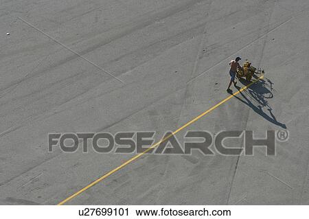 Stock Image - tarmac, lanes, concrete, travel, transportation, intersection. Fotosearch