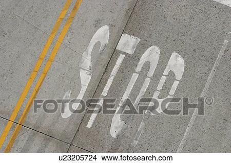 Picture - tarmac, lanes, infrastructure, intersection, road, markings. Fotosearch
