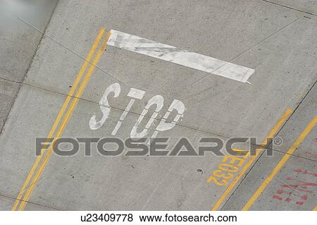 tarmac, lanes, infrastructure, intersection, road, markings View Large Photo Image Stock Photo - tarmac, lanes, infrastructure, intersection, road, markings. Fotosearch