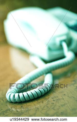 Stock Photo - telephone, blur, communication, connection, receiver, landline phone. Fotosearch