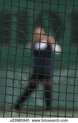Stock Photography - tennis, playing, racket, implement, holding, effort. Fotosearch