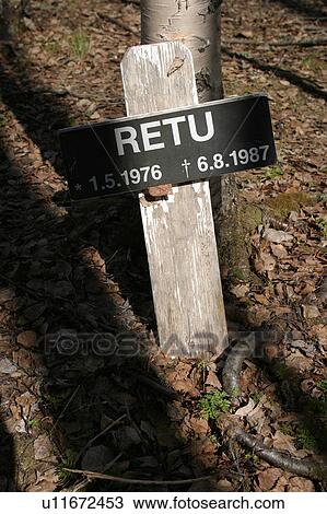 Stock Image - tombstone, tomb, headstone, gravestone, graves, graveyard. Fotosearch