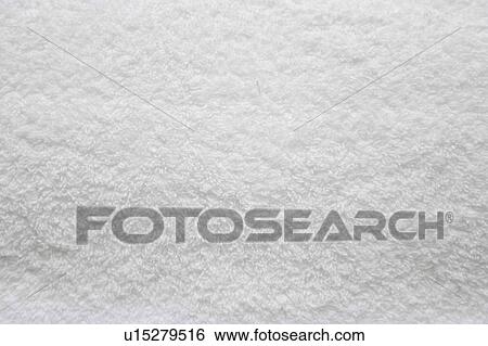Stock Photograph - towel, terry, cotton, white, detail, close-up. Fotosearch