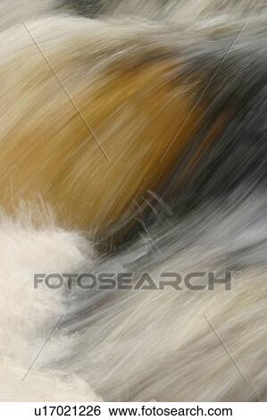 Stock Photograph - water, cascade, river, shimmer, glistening, scenery. Fotosearch