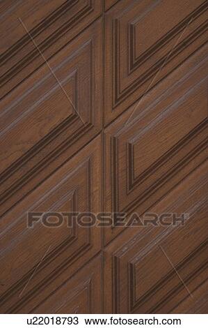Stock Image - wood, wooden, pattern, design, carved, carven. Fotosearch