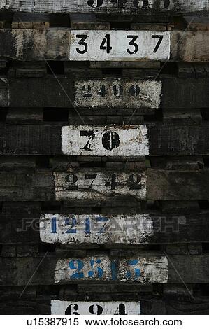 wooden, collection, markings, old, platforms, close-up View Large Photo Image Stock Photography - wooden, collection, markings, old, platforms, close-up. Fotosearch
