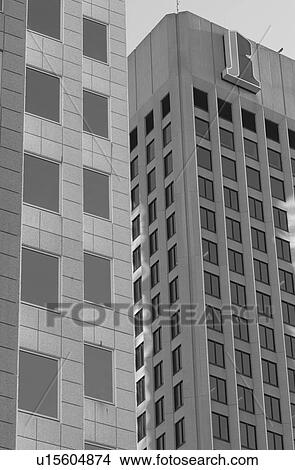 Picture - Black and White Photograph of Winnipeg classic architecture. Fotosearch
