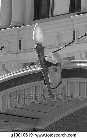 Stock Photo - Black and White Photograph of Winnipeg classic architecture. Fotosearch