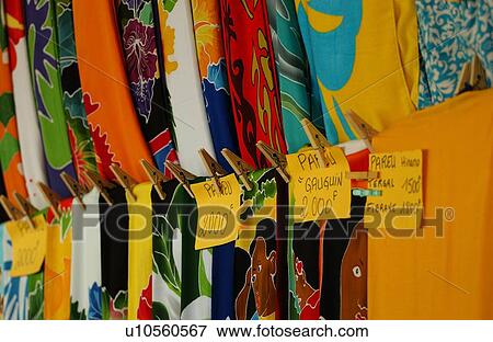 Bright colored fabrics for sale at the Straw Market View Large Photo Image Stock Photo - Bright colored fabrics for sale at the Straw Market. Fotosearch