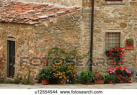 Flowers Outside of Home View Large Photo Image Picture - Flowers Outside of Home. Fotosearch