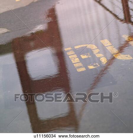 Golden Gate Bridge Reflection View Large Photo Image Picture - Golden Gate Bridge Reflection. Fotosearch