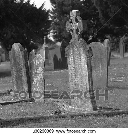 Stock Photo - Ireland - Celtic Cemetery. Fotosearch