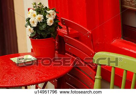 Ireland - flowers on table of outdoor cafe View Large Photo Image Stock Photograph - Ireland - flowers on table of outdoor cafe. Fotosearch