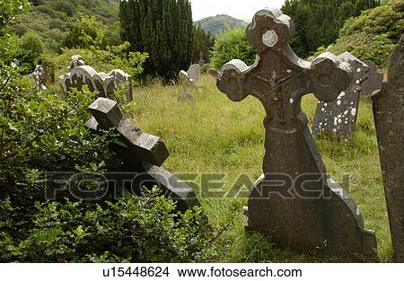 Ireland - Glendalough cemetery View Large Photo Image Picture - Ireland - Glendalough cemetery. Fotosearch