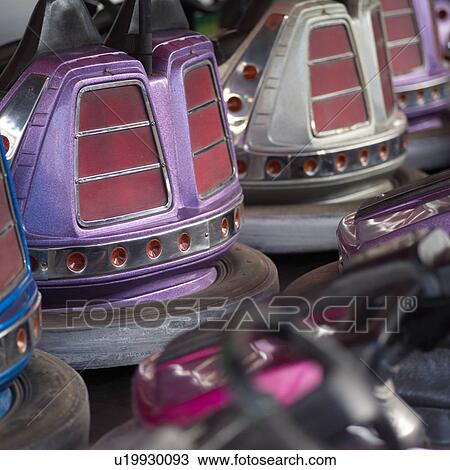 Stock Image - Ireland - Kinsale - Bumper Cars. Fotosearch