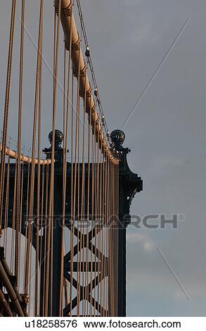 Stock Photograph - Manhattan Bridge, New York City. Fotosearch