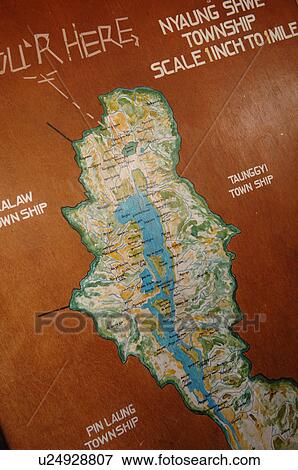Stock Photo - Mayanmar Map. Fotosearch