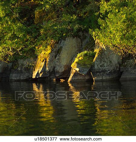 Rocky shoreline View Large Photo Image Stock Photo - Rocky shoreline. Fotosearch