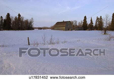 Stock Image - Rural area around Gimli. Fotosearch