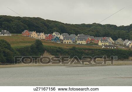 Rural Ireland - village on coast View Large Photo Image Stock Photograph - Rural Ireland - village on coast. Fotosearch
