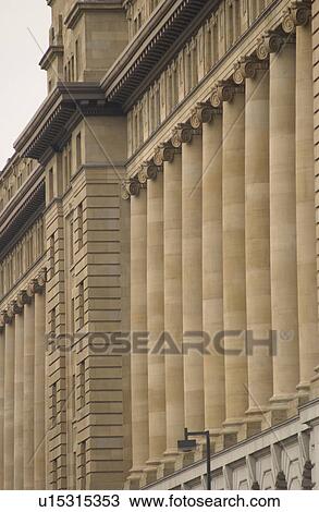 Stock Image - Side of a building in Montreal, Canada. Fotosearch