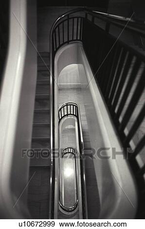 Stock Photo - Staircase, Manitoba Legislative Buildings, Winnipeg, Manitoba, Canada. Fotosearch